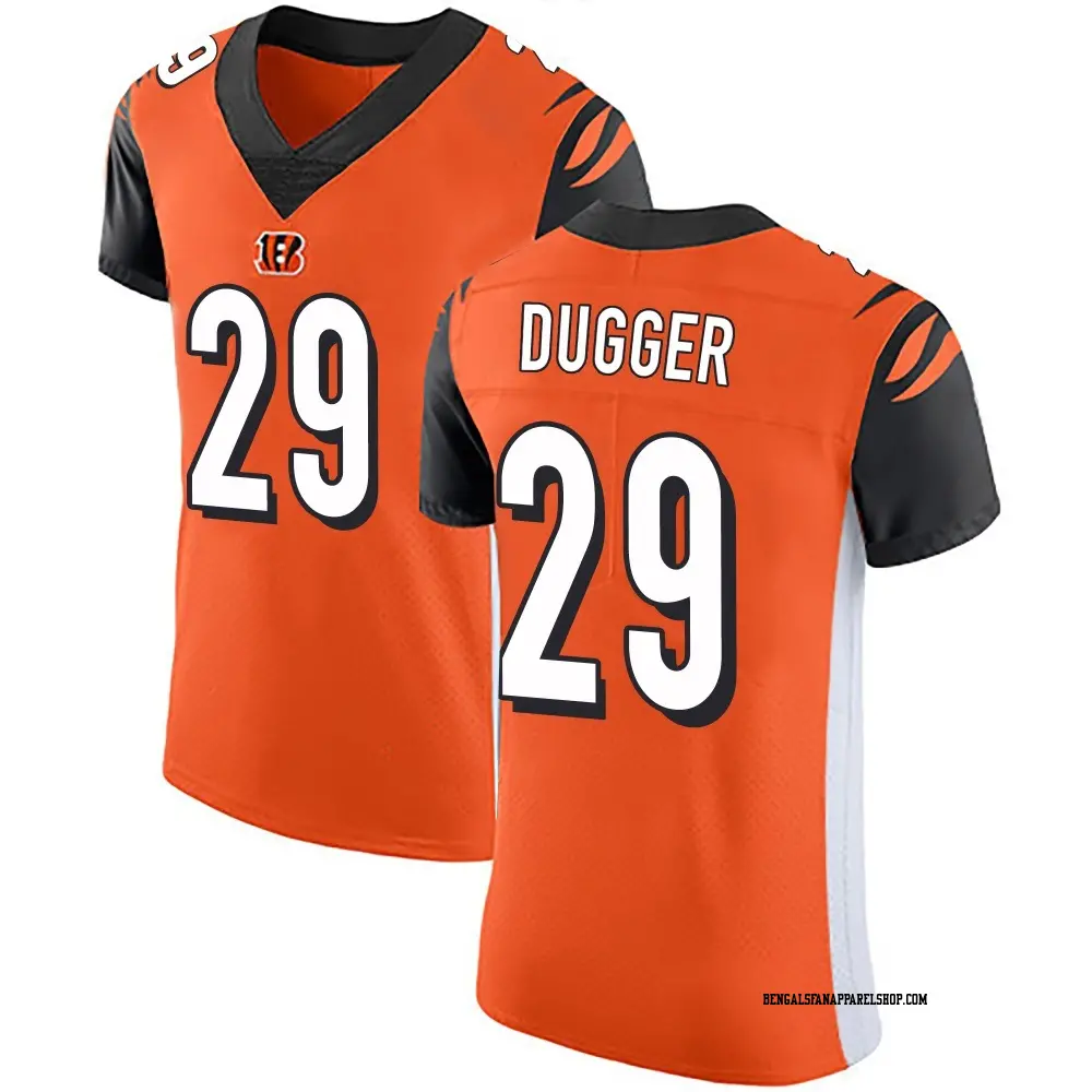 Elite Orange Men's Kyle Dugger Cincinnati Bengals Alternate Vapor Untouchable Jersey