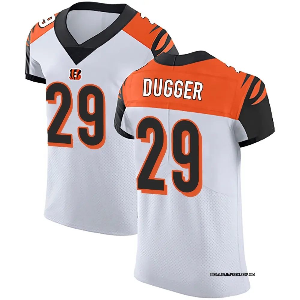 Elite White Men's Kyle Dugger Cincinnati Bengals Vapor Untouchable Jersey