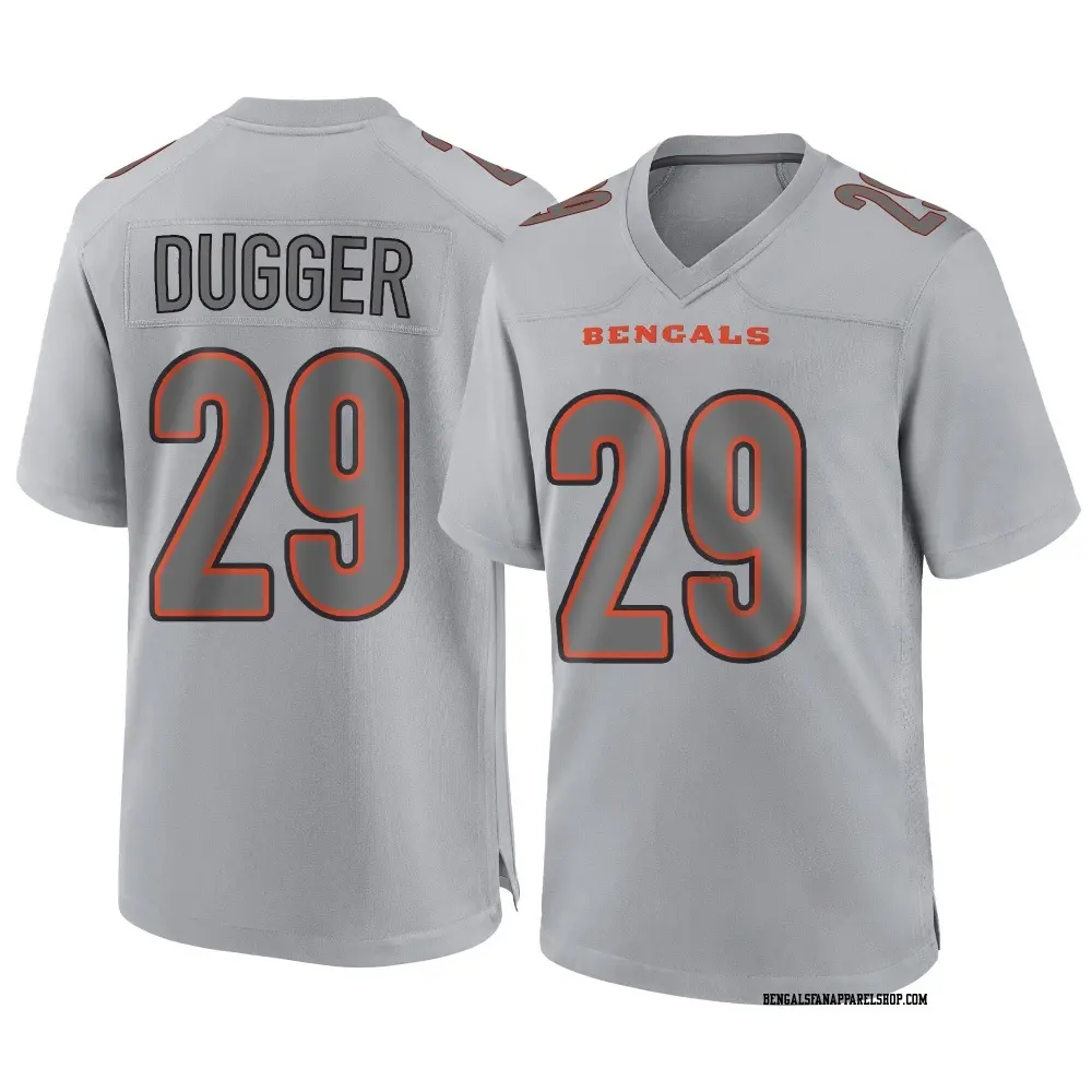 Game Gray Youth Kyle Dugger Cincinnati Bengals Atmosphere Fashion Jersey