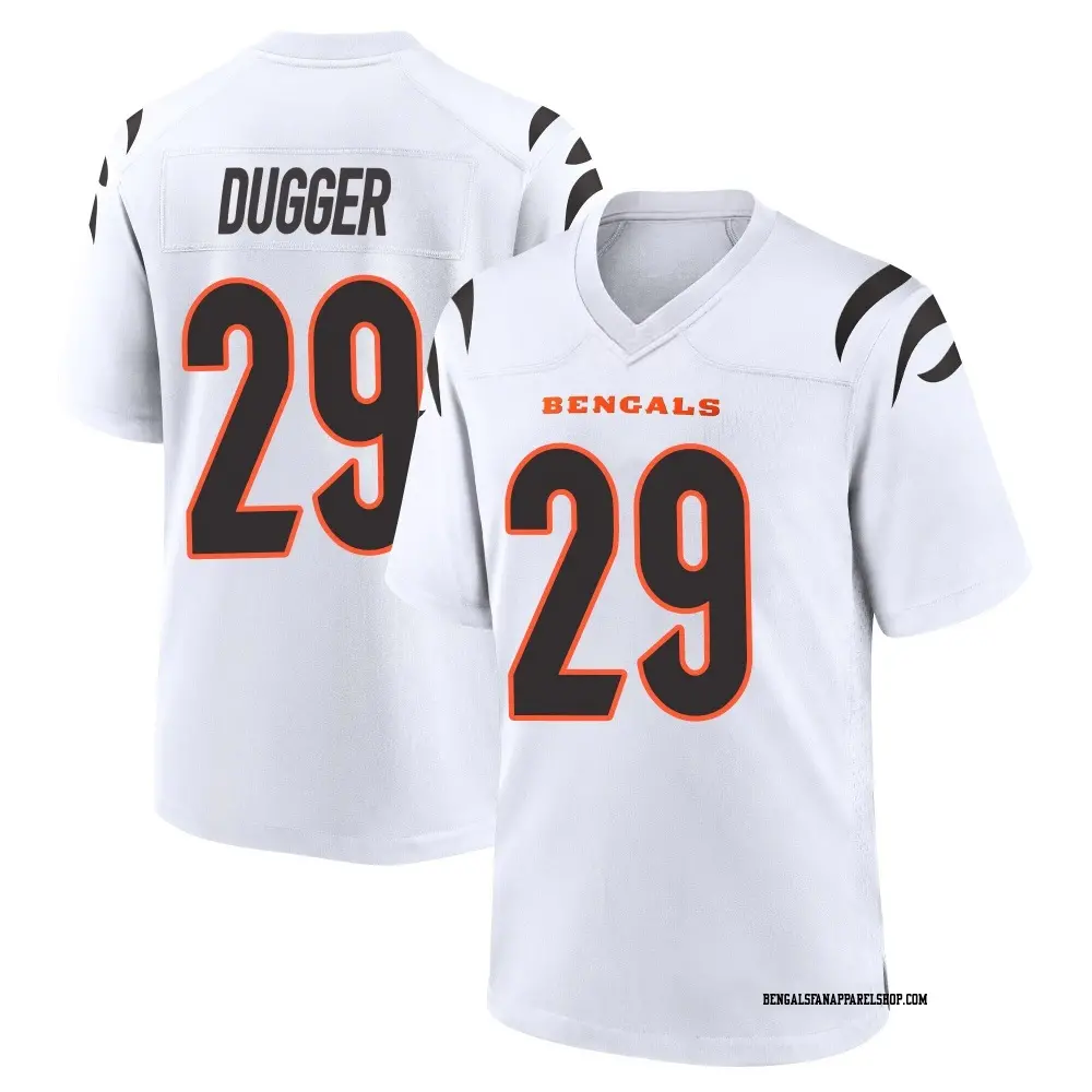 Game White Men's Kyle Dugger Cincinnati Bengals Jersey