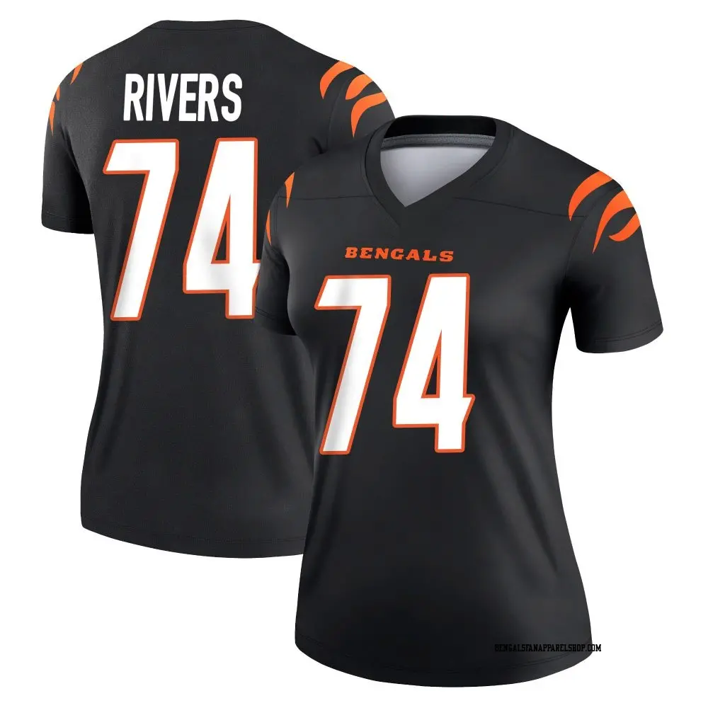 Legend Black Women's Jalen Rivers Cincinnati Bengals Jersey