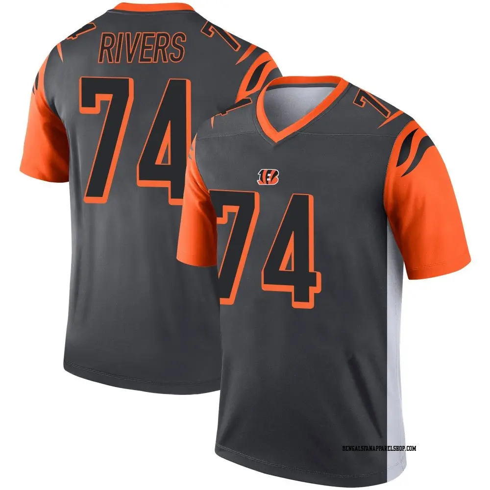 Legend Youth Jalen Rivers Cincinnati Bengals Silver Jersey