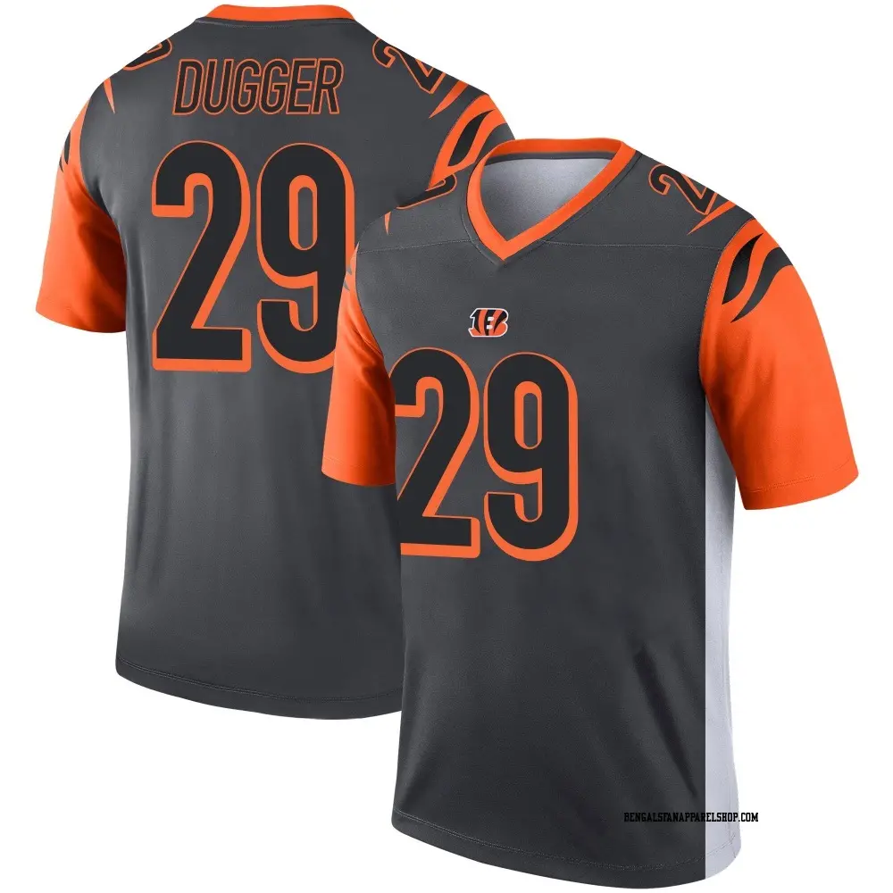 Legend Youth Kyle Dugger Cincinnati Bengals Silver Jersey