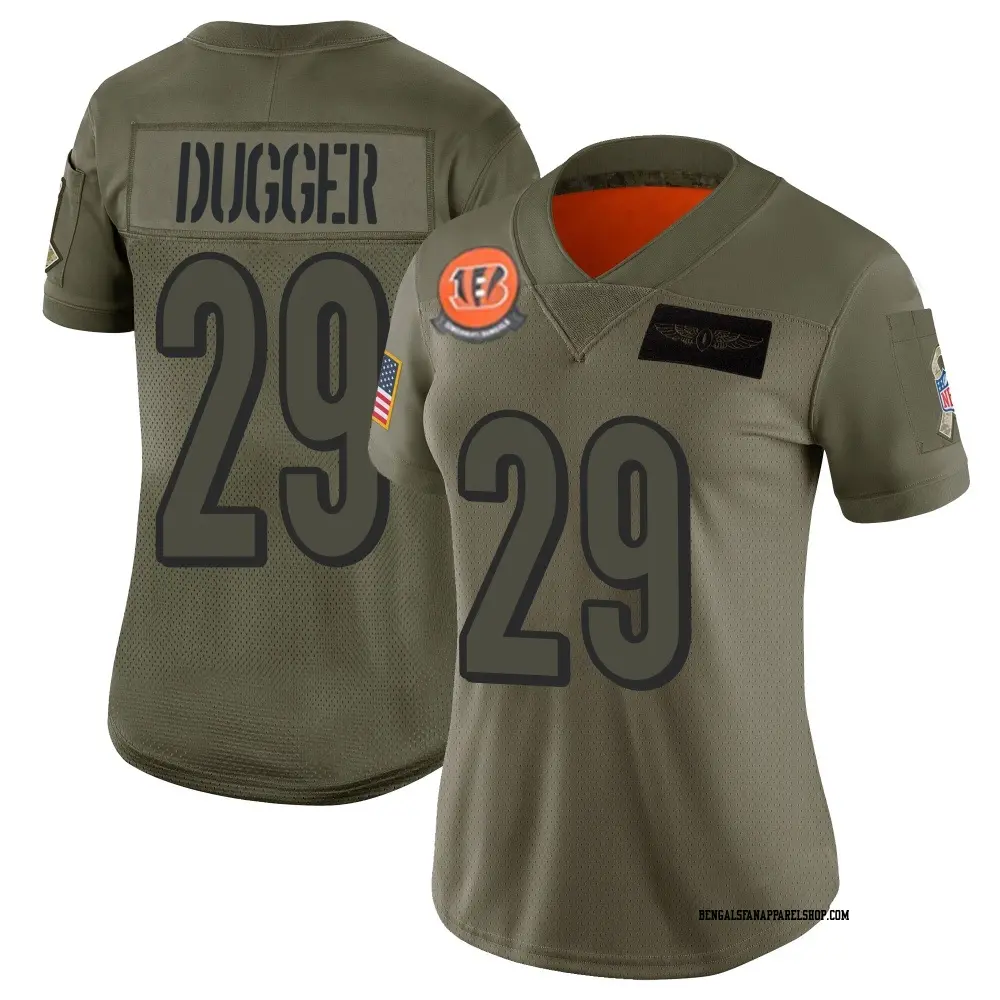 Limited Camo Women's Kyle Dugger Cincinnati Bengals 2019 Salute to Service Jersey