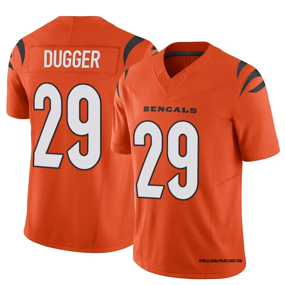 Limited Orange Men's Kyle Dugger Cincinnati Bengals Vapor F.U.S.E. Jersey