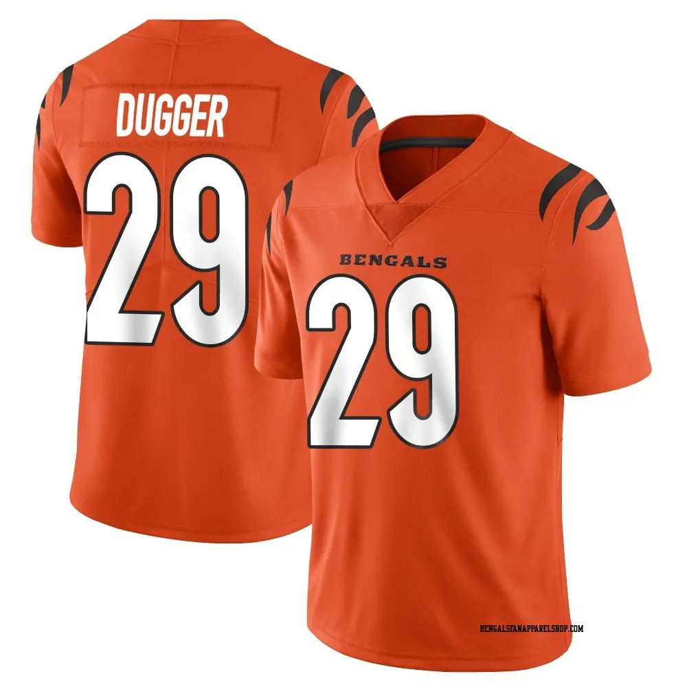 Limited Orange Youth Kyle Dugger Cincinnati Bengals Vapor Untouchable Jersey