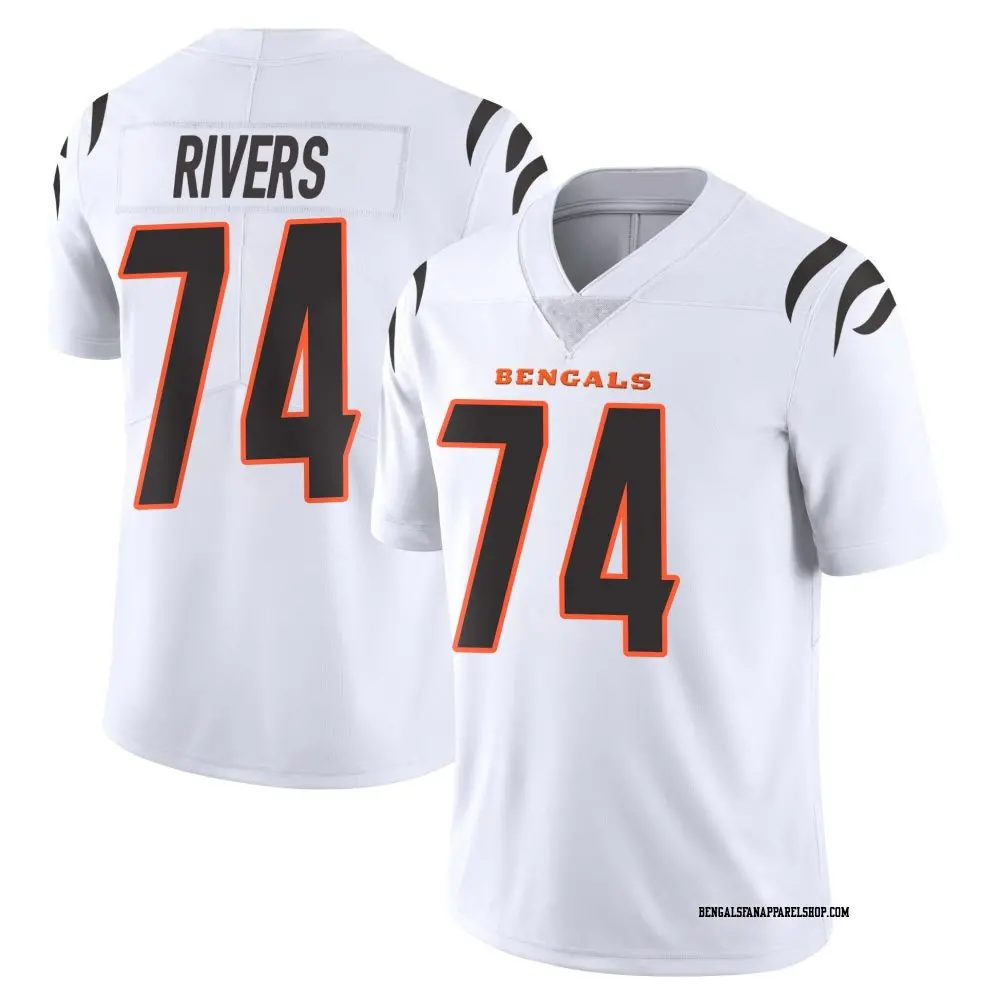 Limited White Men's Jalen Rivers Cincinnati Bengals Vapor Untouchable Jersey