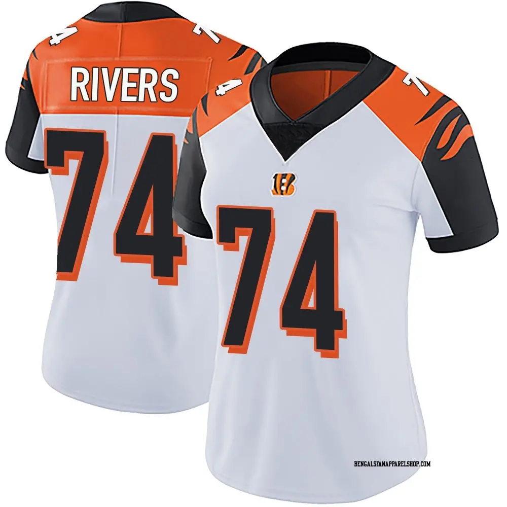 Limited White Women's Jalen Rivers Cincinnati Bengals Vapor Untouchable Jersey