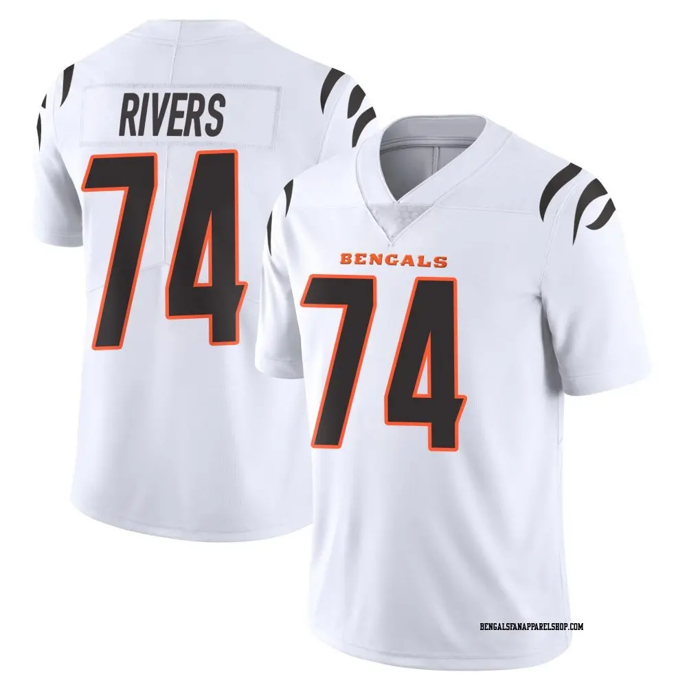 Limited White Youth Jalen Rivers Cincinnati Bengals Vapor Untouchable Jersey